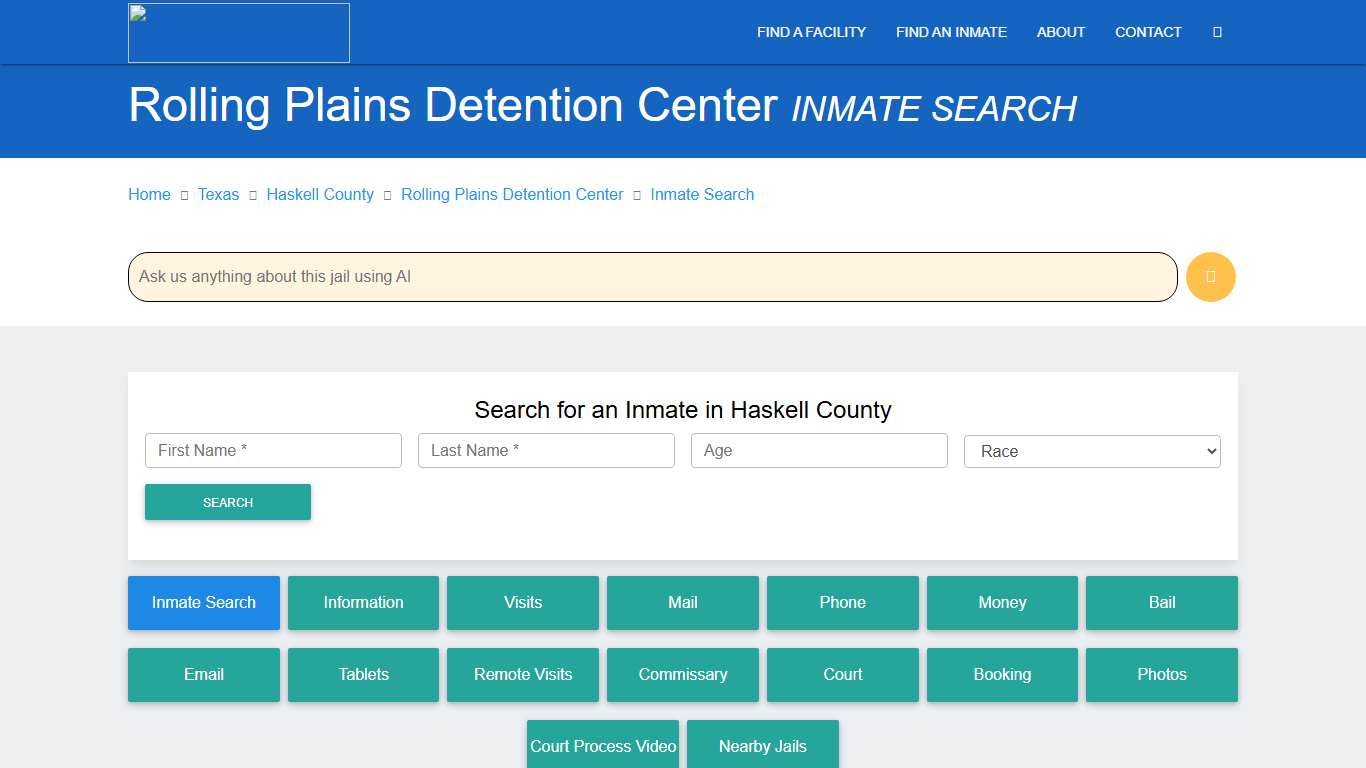 Haskell County Inmate Search & Roster Find Inmates TX